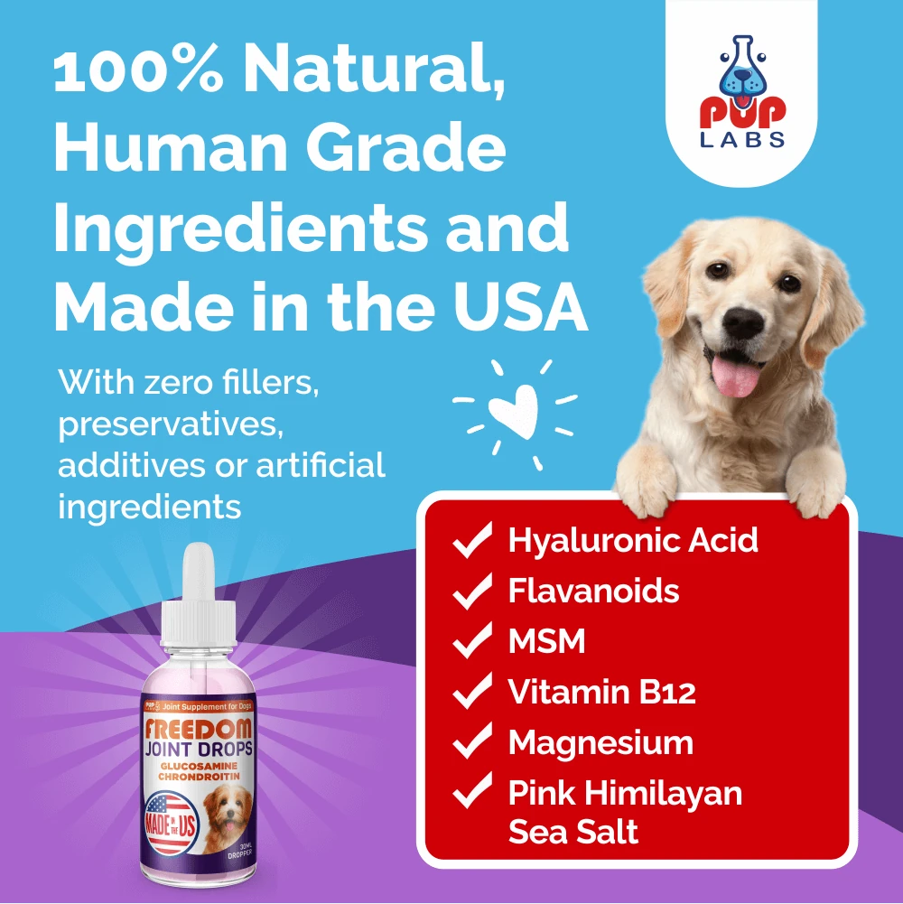 100% natural, human grade ingredients, made in the USA