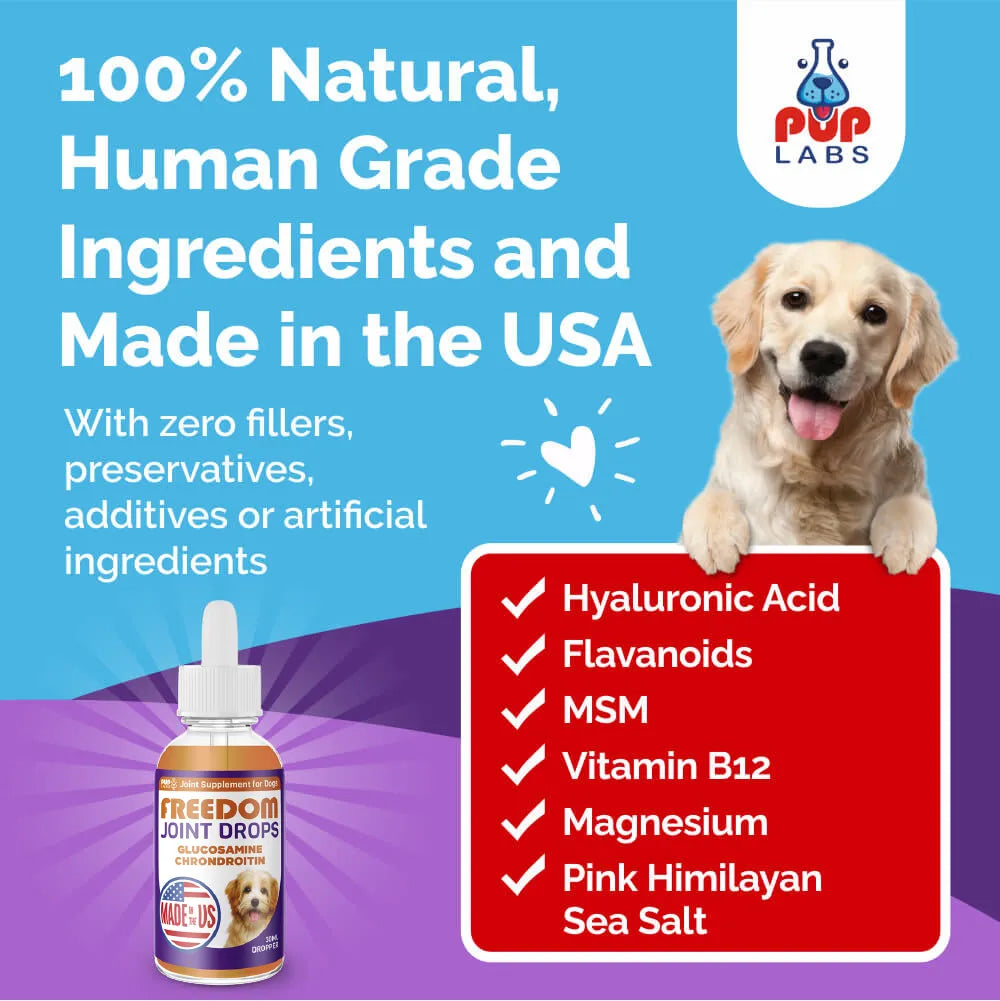 Freedom Joint Drops hidden Pup Labs