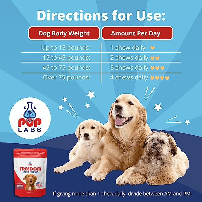 Freedom Joint Chews puplabsco